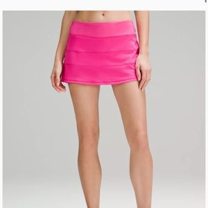 Lululemon sonic pink pace rival skirt